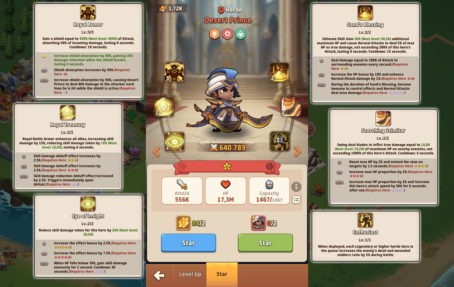 Desert Prince skills