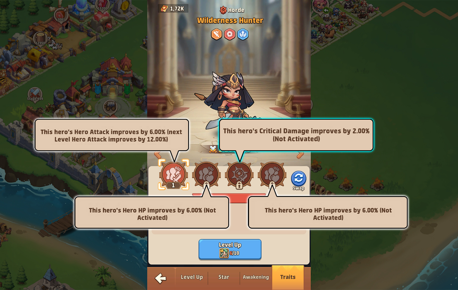 Wilderness Hunter traits